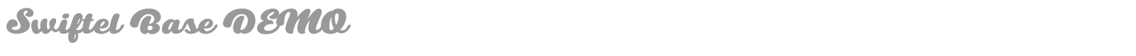 Swiftel font preview